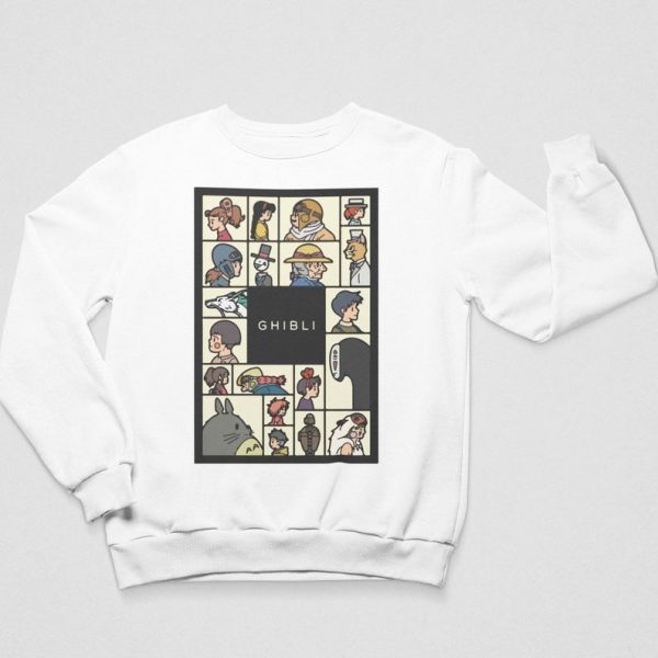 Compilation Mosaic Of Studio Ghibli Animations Unisex Sweatshirt