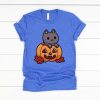 Cute Cat Pumpkin T Shirt