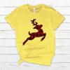 Flying Reindeer NO TEXT Tree T Shirt