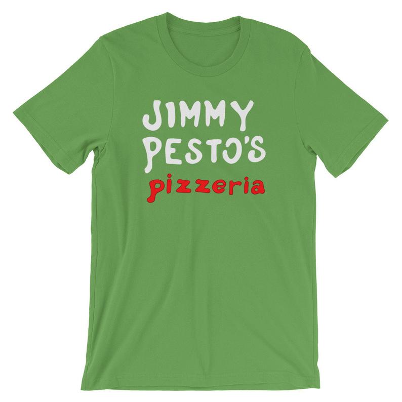 Jimmy Pesto's Pizzeria Short-Sleeve Unisex T-Shirt