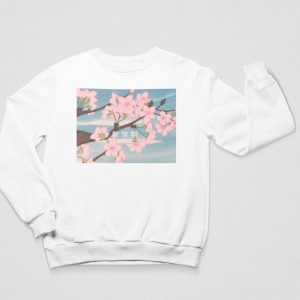 Retro Cherry Blossom New Term Unisex Sweatshirt