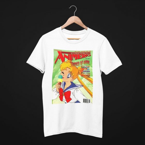 Sailor Moon Vintage Magazine Cover Unisex T-Shirt