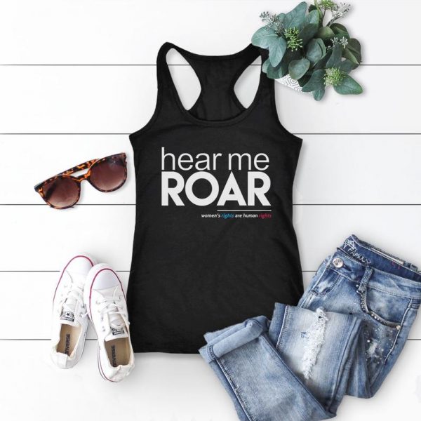 Hear me Roar Feminist Tank Top