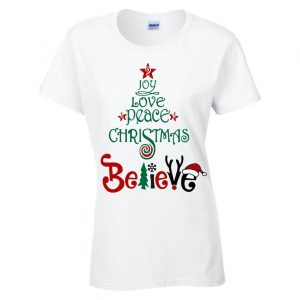 Joy Love Peace Believe T-Shirt