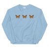 Monarch Trio Butterflies Sweatshirt