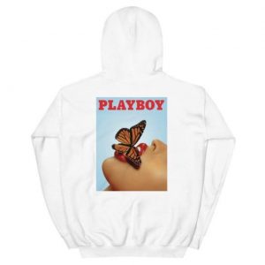 Playboy Butterfly Poster Hoodie Back