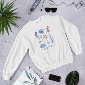 Protect Our Marine Life, Destroy the Patriarchy Sweatshirt