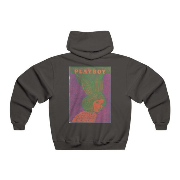 Trippy Vintage Playboy Cover Hoodie Back