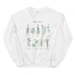 Vintage Botanical Wellness Plants Unisex Sweatshirt