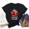 Baby It'S Covid Outside Funny Santa With Ace Mask T Shirt