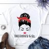 December Girl Red Bandana T Shirt