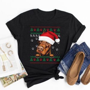Doberman Dog Christmas T Shirt