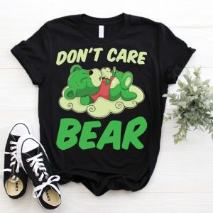Don't Care Bear Weed Marijuana Smoker Funny T-Shirt