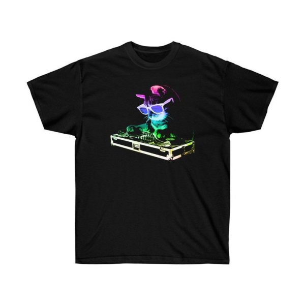 HOUSE CAT (Rainbow DJ Kitty) T-Shirt