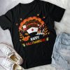 Happy Hallothanksmas Funny Nurse doctor Thanksgiving Christmas Gift T-Shirt