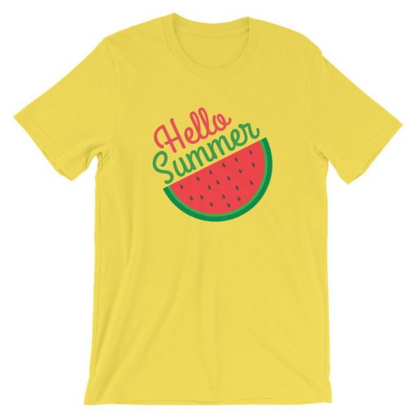 Hello Summer Cute Watermelon T Shirt