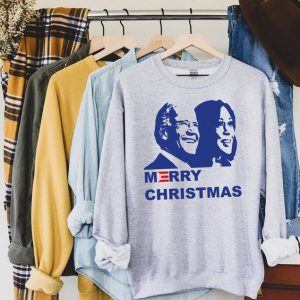 Joe Biden Kamala Harris Merry Christmas Sweatshirt