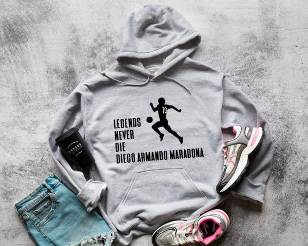 Legends Never Die, Diego Armando Maradona 10 Hoodie