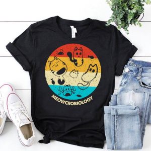 Meowcrobiology Funny Cat T Shirt
