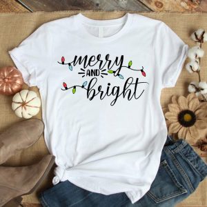 Merry And Bright Christmas Lights T-Shirt