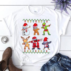Merry Quarantine Christmas Elf Santa Reindeer Snowman Unisex T-Shirt
