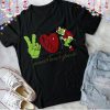 Peace Love Grinch Funny Christmas T-Shirt