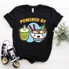 Powered By Bubble Tea Ramen Drink Lover Cute Kawaii Boba T-Shirt