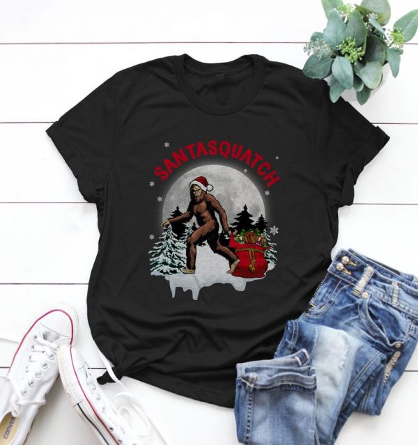 Santa Bigfoot T-Shirt