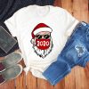 Santa With Face Mask Funny Christmas 2020 T Shirt