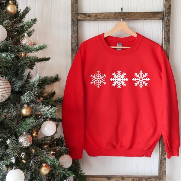 Snowflakes Christmas Sweatshirt