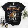 The Anatomy Of Pit Bull Dog T-Shirt