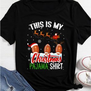 This Is My Football Christmas Pajama Shirt T Shirt