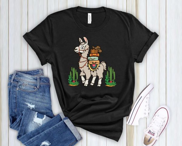 Aztec Llama T Shirt