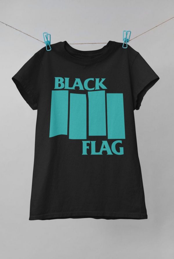 Black Flag Logo Band Tshirt