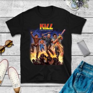 Freddy Krueger, Jason, Leatherface Halloween Kill T Shirt
