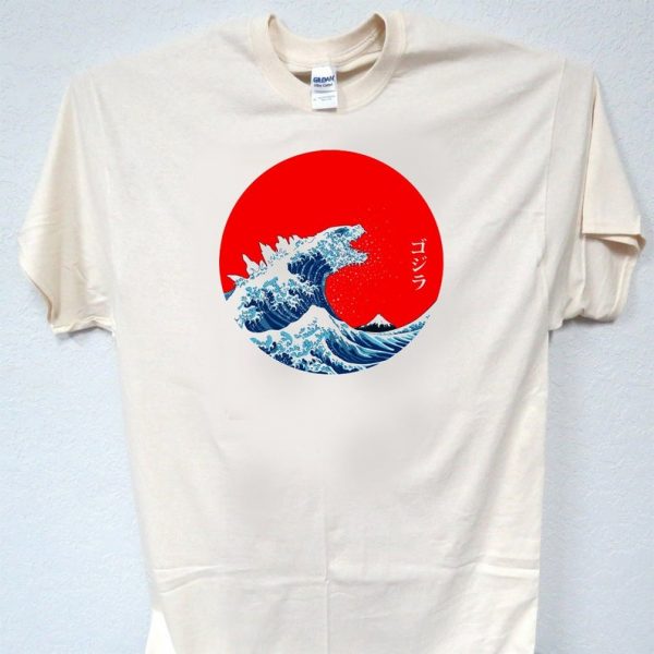 Godzilla Japanese Art Cool T Shirt