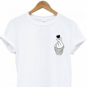Kpop Finger Heart T Shirt