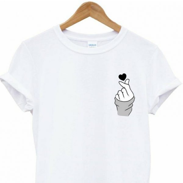 Kpop Finger Heart T Shirt