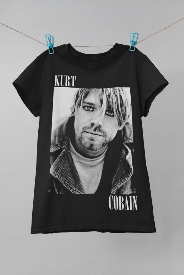 Kurt Cobain Pop Rock Singer Retro Tshirt