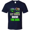 Let Russ Drive The Bus Cool Russell Wilson Seattle Football Fan T Shirt