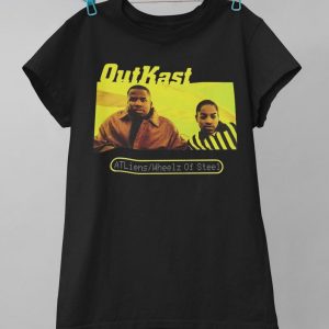 Outkast ATliens Wheelz Of Steel Retro Tshirt