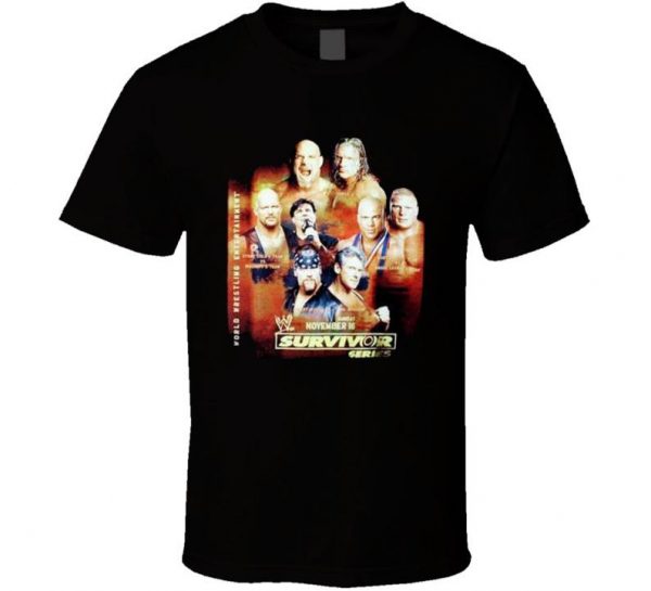 Survivor Series Popular Wrestlers Sports Fan T Shirt