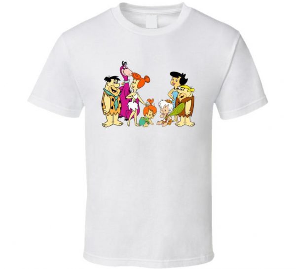 The Flintstones Retro Cartoon T Shirt