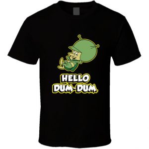 The Great Gazoo Hello Dum Dum Flintstones Cartoon Retro Fan T Shirt