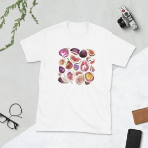 Figs Abstract Botanical Fruit Tshirt