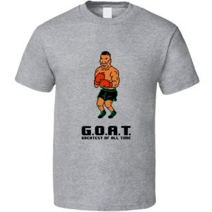 Mike Tyson Punch Out Nes Greastest Of All Time Goat T Shirt