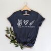 Peace Love Vaccinate T Shirt