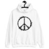 Peace Sign Sound Waves Unisex Hoodie