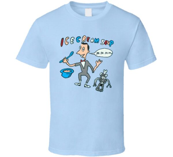 Pee Wee Herman And Conky Ice Cream Soup T Shirt