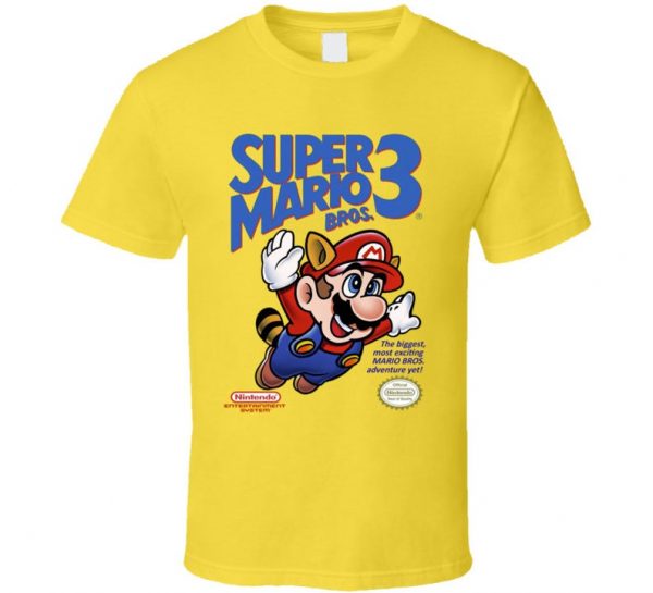 Super Mario Brothers 3 Nes Video Game T Shirt